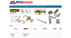 Desktop Screenshot of metrohardware.ca